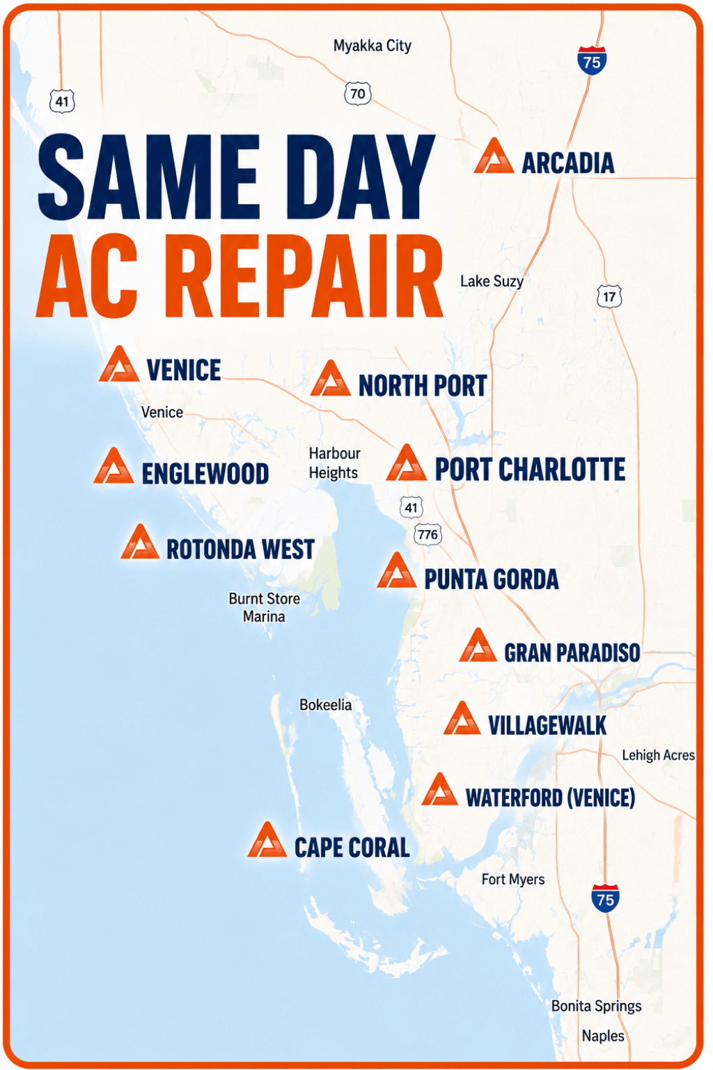 Always Air service area map